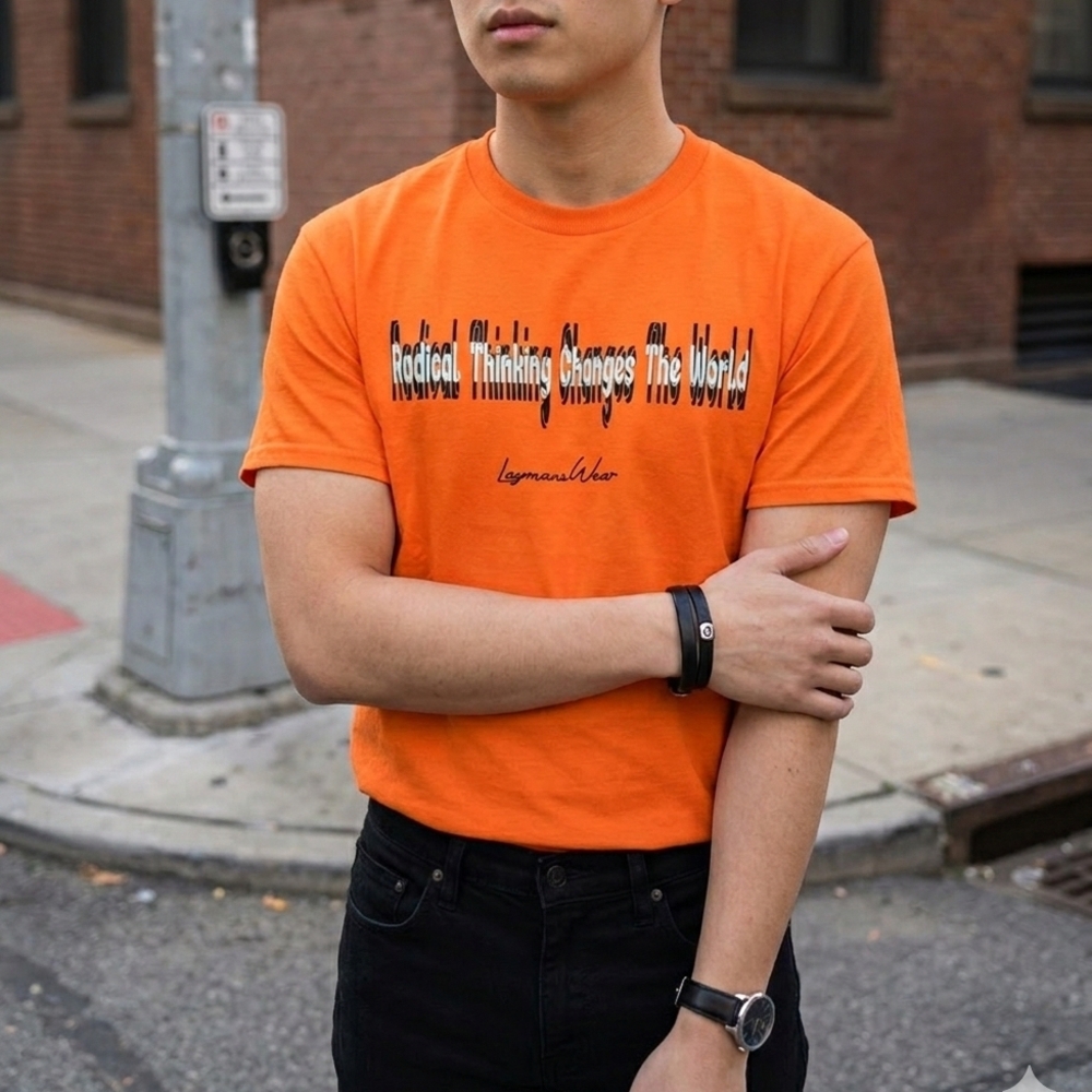 Laguna B Orange Statement Tee
